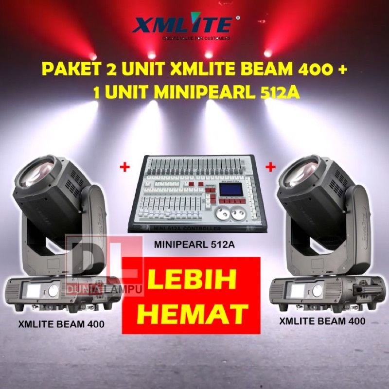 Jual Paket Hemat Unit Xmlite Moving Beam Unit Dmx Minipearl