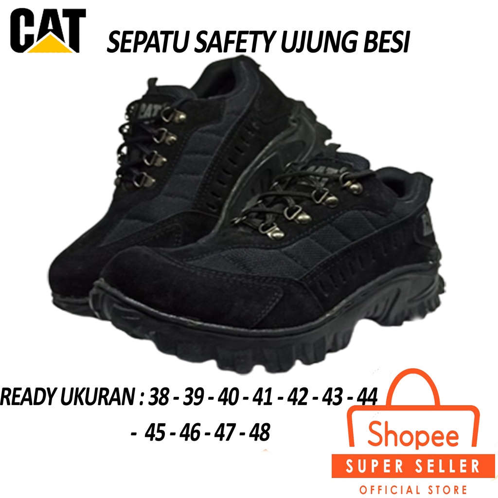 Jual SEPATU SAFETY UJUNG BESI UKURAN BESAR JUMBO BIG SIZE 38 39 40