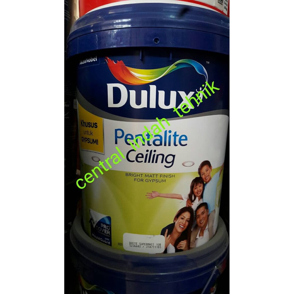 Jual Dulux Pentalite Ceiling White Supermatt Putih Dof 25kg Cat Plafon Shopee Indonesia 7271