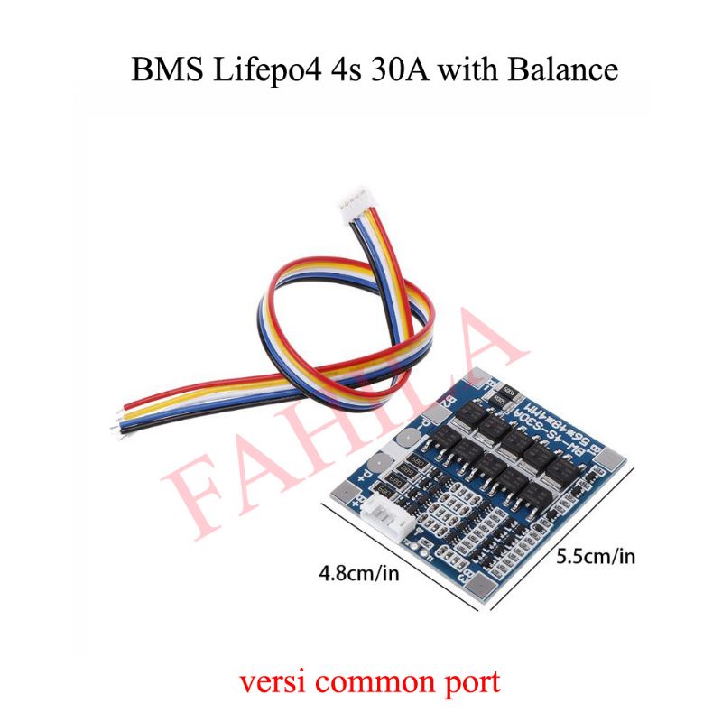 Jual Bms Lifepo4 4s 30A 3.2v With Balance | Shopee Indonesia