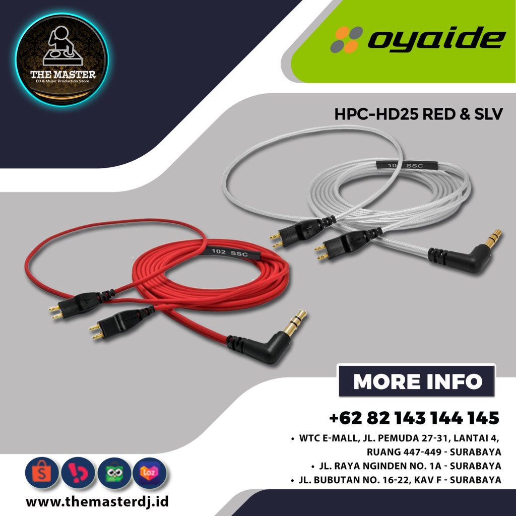 HD 25 Cable mini-TRS-black 交換ケーブル - ケーブル・シールド