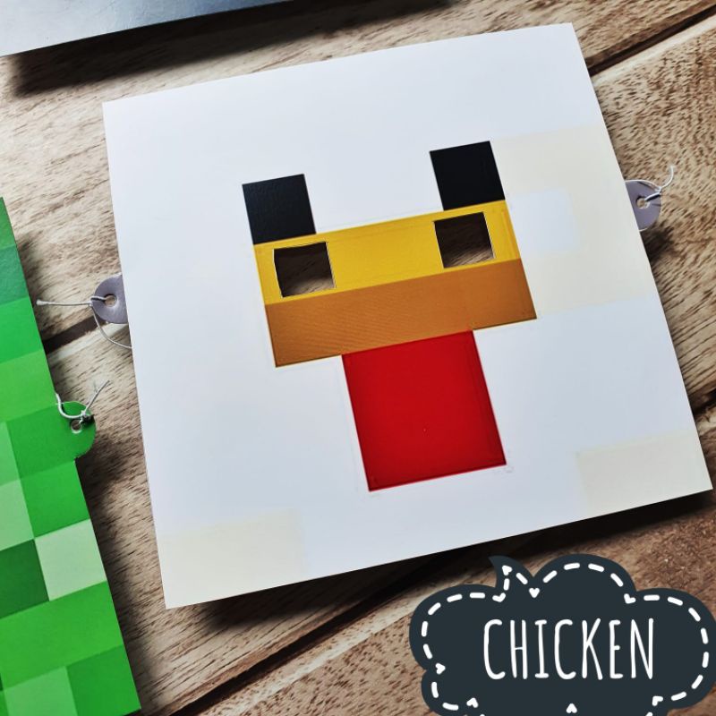 Jual Minecraft Topeng Pesta Mask Birthday Aksesoris Ulang Tahun Anak ...