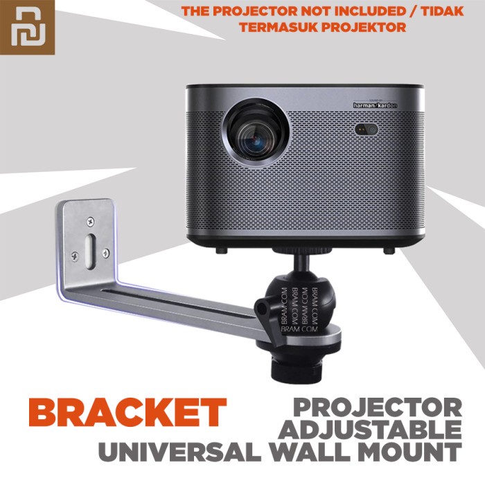 Jual Projector Adjustable Universal Wall Mount Bracket Shopee Indonesia