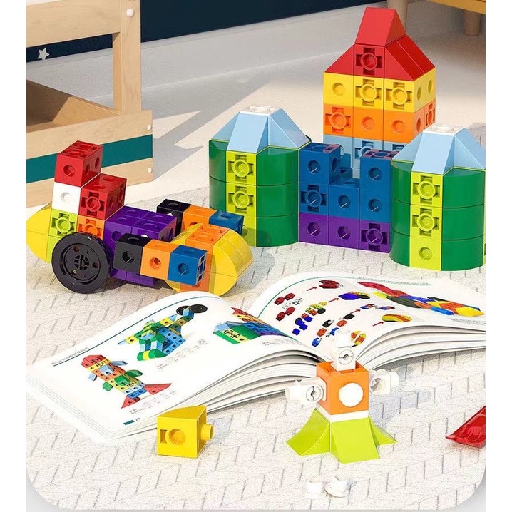 Jual math link cubes - math thinking training set - belajar matematika ...