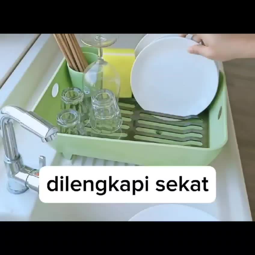 Jual Rak Pengering Piring N104 Dish Drying Rak Dapur Gelas Alat Makan ...