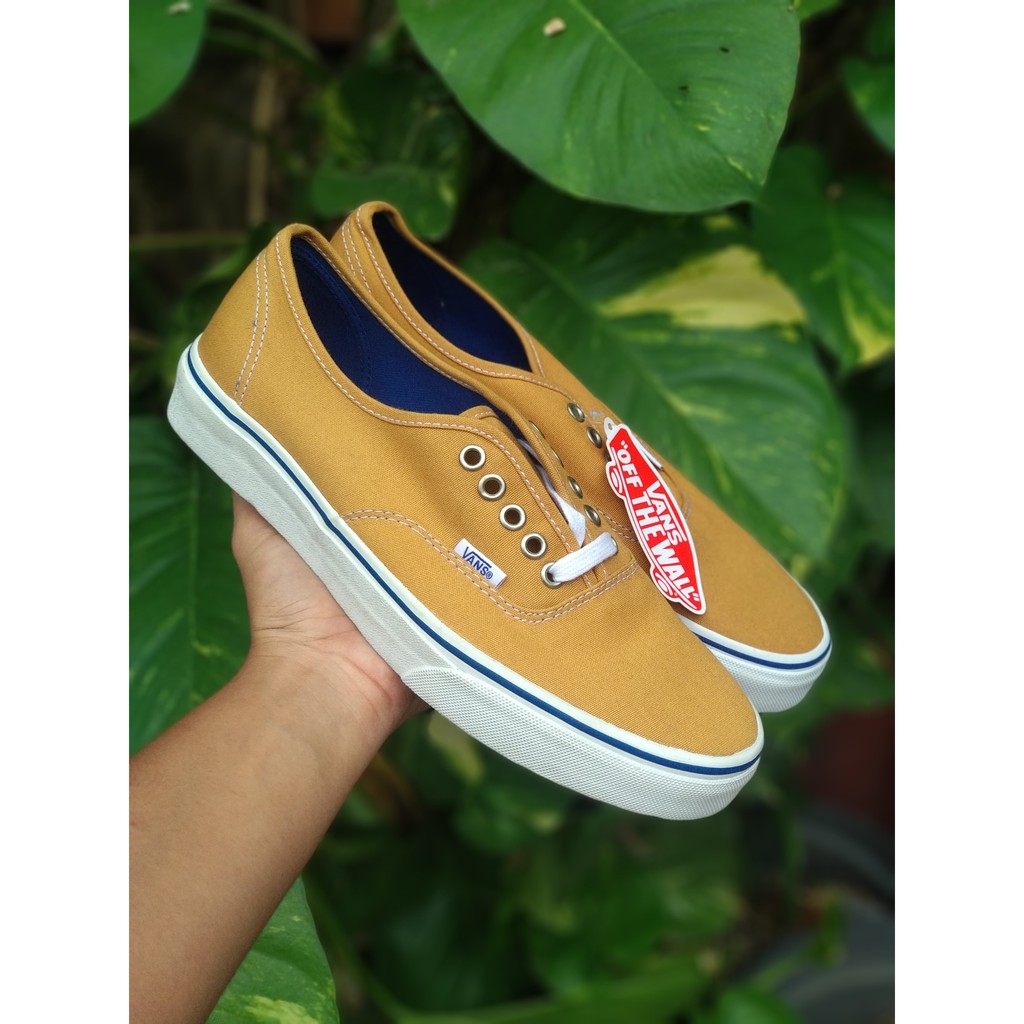 Vans authentic amber gold sale