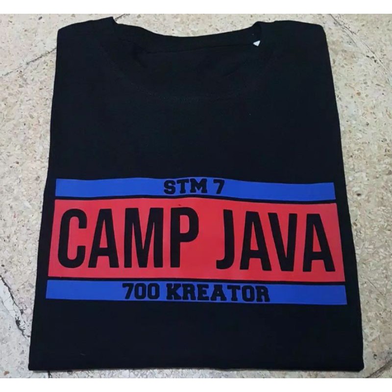 Jual TSHIRT KAOS BAJU STM 7 CAMP JAVA | Shopee Indonesia