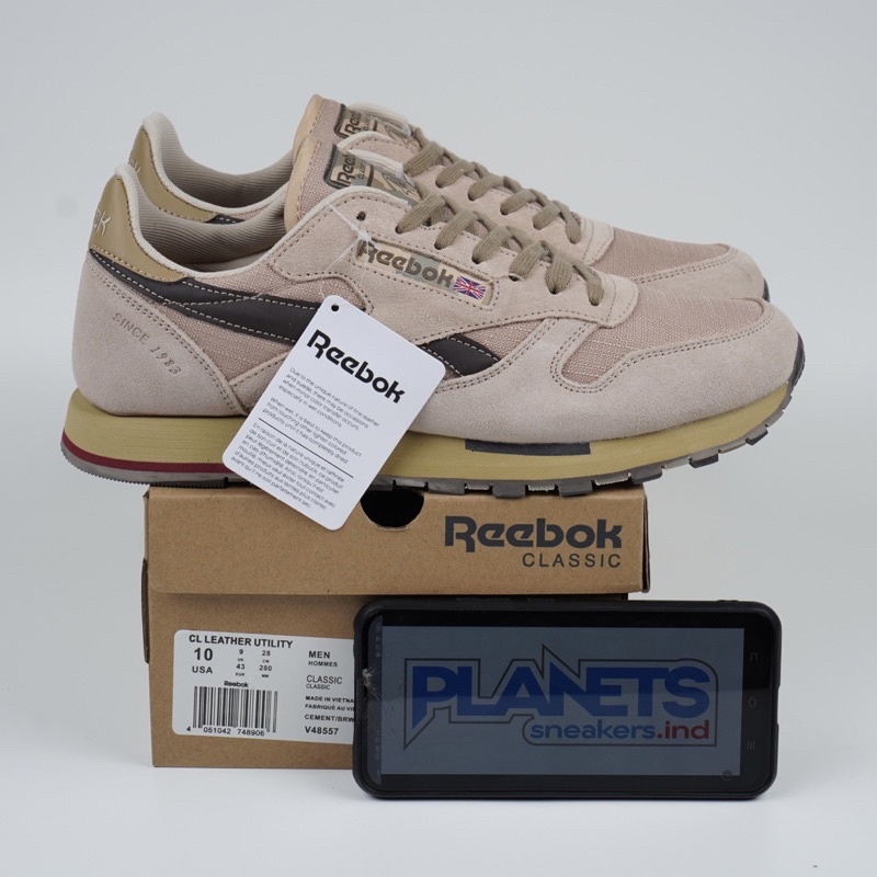 Jual Sepatu Reebok Classic Utility Brown Green | Shopee Indonesia