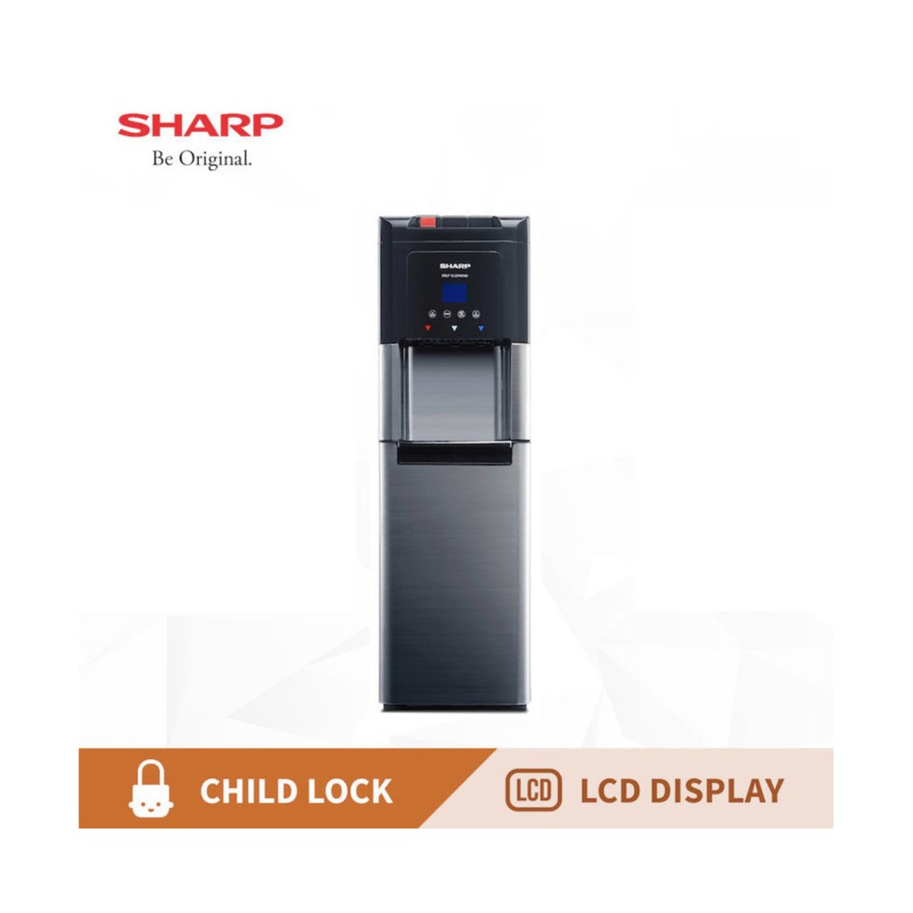 Jual SHARP Water Dispenser Bottom Loading SWD-75EHL-SL silver | Shopee ...