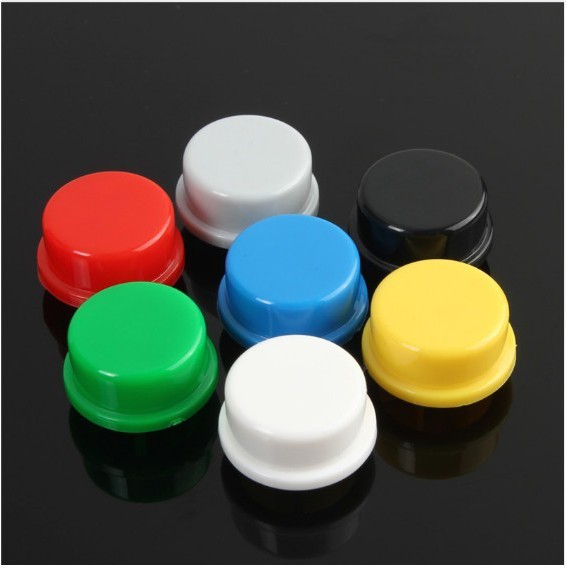 Jual 10 PCS Caps Tutup Tombol Push Button Round 6x6x7.3 Knob Bulat ...