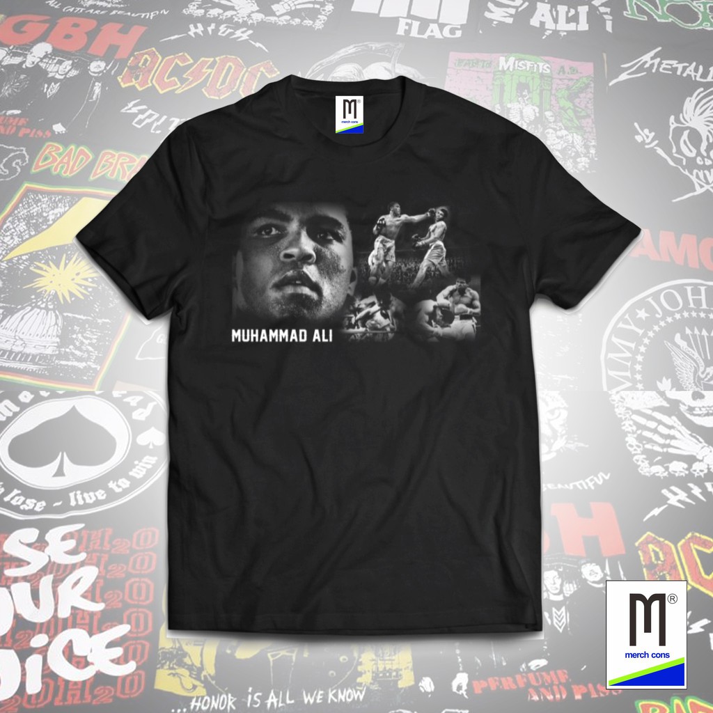 Jual KAOS MUHAMMAD ALI TAG MERCHCONS BASIC SIZE LUAR COTTON COMBED 24S ...