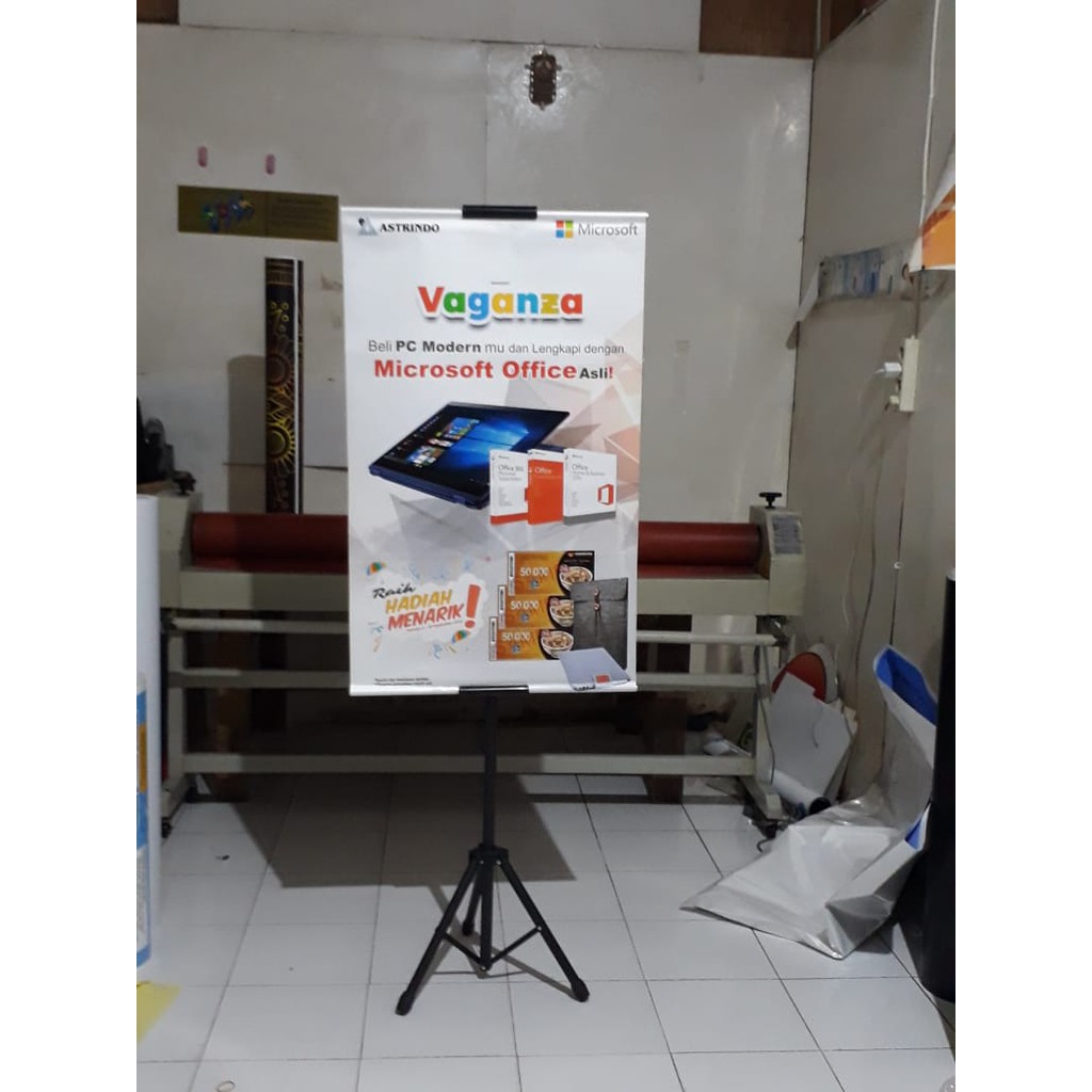 Jual Pvc Foam board plus printing untuk tripod banner /Box totem /Stage ...