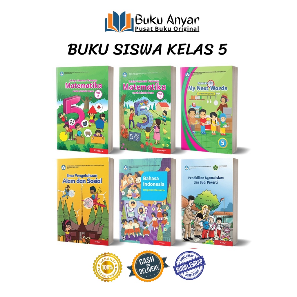 Jual BUKU SISWA Kelas 5 SD Kurikulum Merdeka Buku Paket BSE | Shopee ...