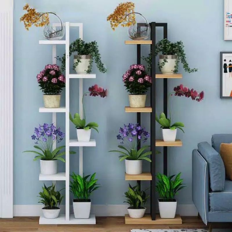 Jual rak bunga 5 layer 3 varian warna | Shopee Indonesia