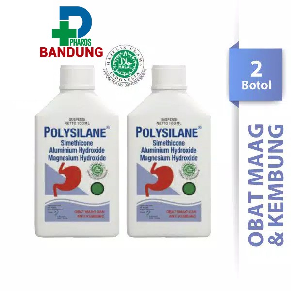 Jual Polysilane Sirup Suspensi Ml X Obat Maag Dan Kembung Isi Botol Shopee Indonesia