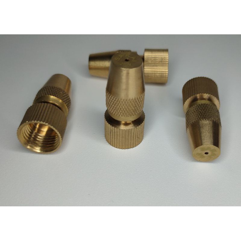 Jual NOZEL / NOZZLE / SPUYER SPRAYER ELEKTRIK KUNINGAN 1 LUBANG LURUS X ...