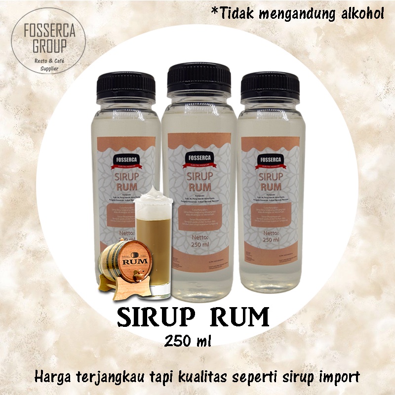 Jual Sirup Rum Raisin - 250 ml (No Alcohol) | Shopee Indonesia