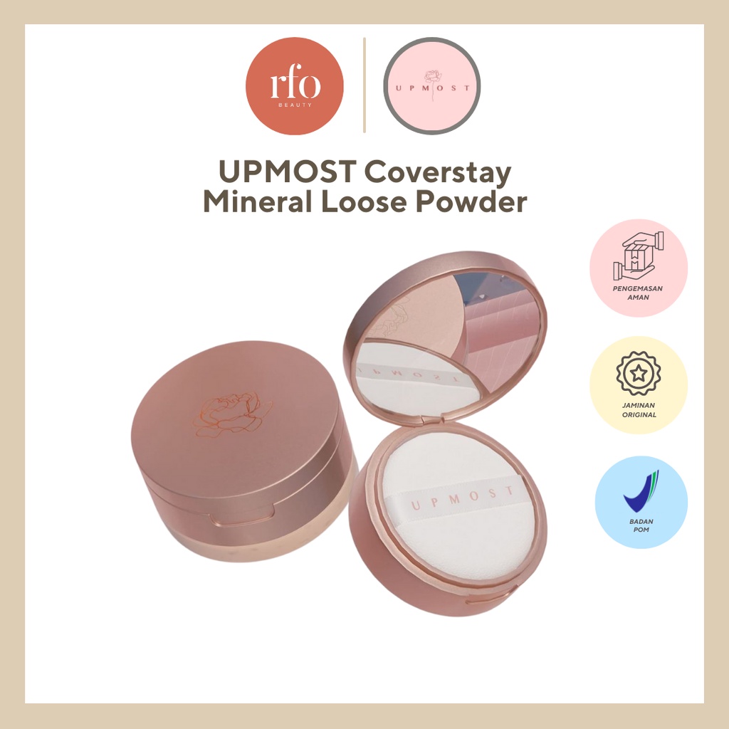 Jual Upmost Coverstay Mineral Loose Powder | Shopee Indonesia