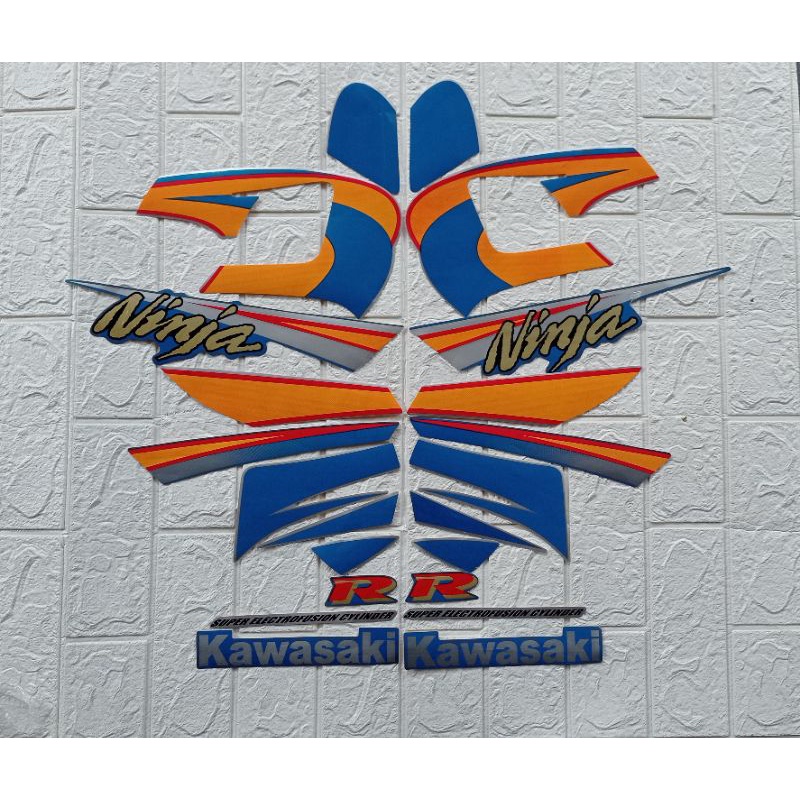 Jual Striping stiker lis body kawasaki ninja r lama kis 2003 2004 2005 ...