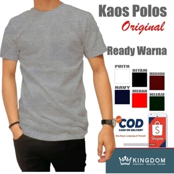 Kaos Polos Lgn Pendek Katun Cm 28S Premium