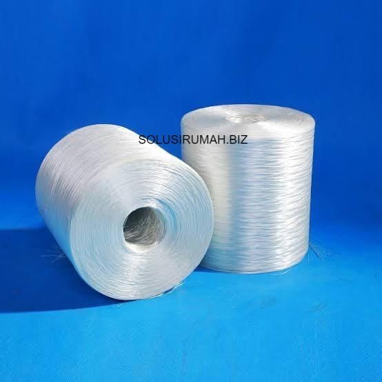 Jual ecer 1 kg roving gypsum eceran gipsum serat benang fiberglass 1kg ...