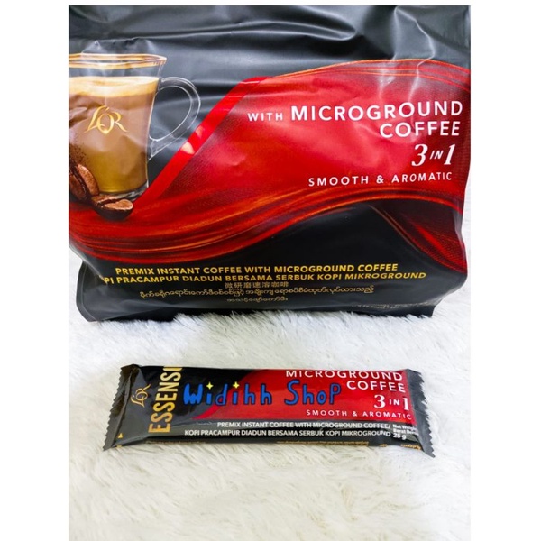 Jual LOR Essenso Coffee With Microground Coffee 3 in 1 100% Arabica ...