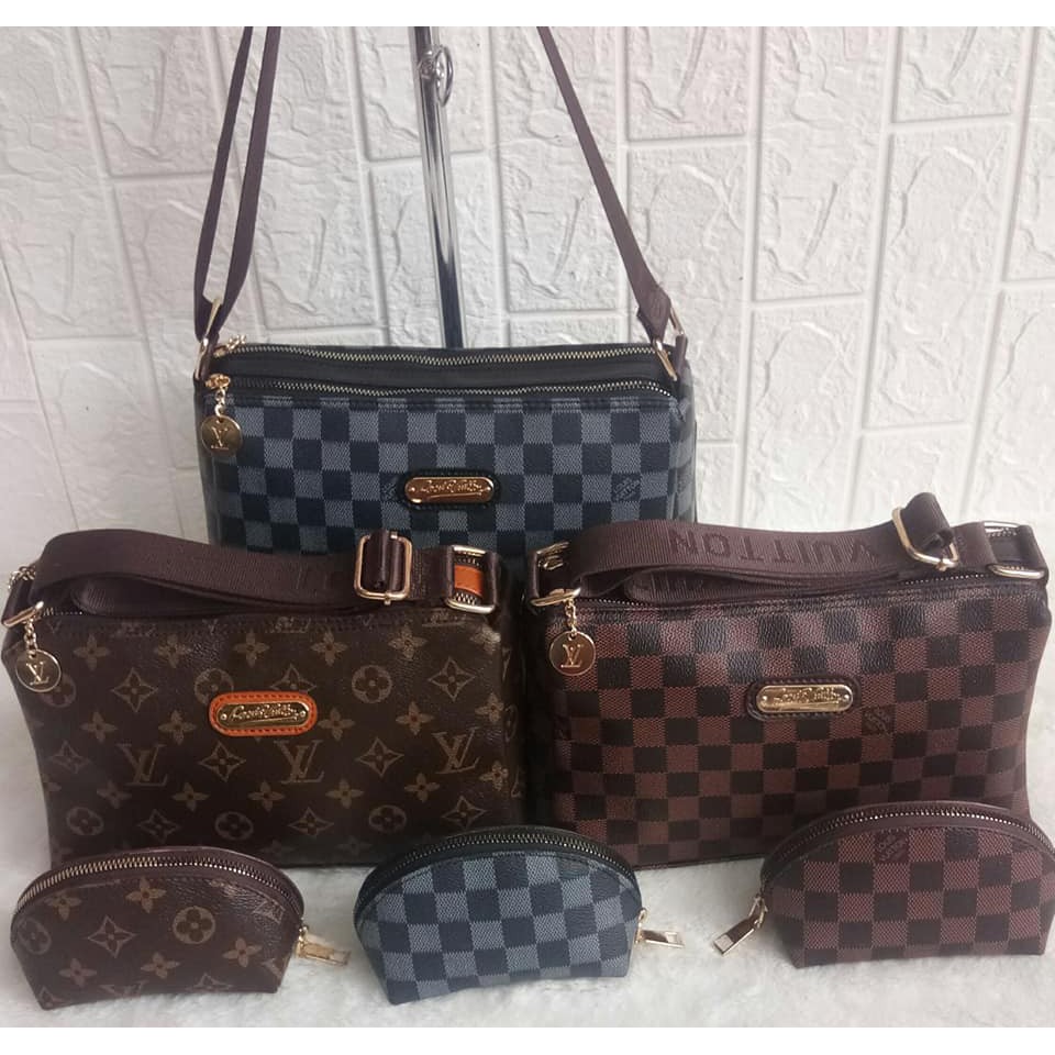 Jual Tas Selempang Pria LV Lo Uis Louiss Vuitton Slingbag Mewah