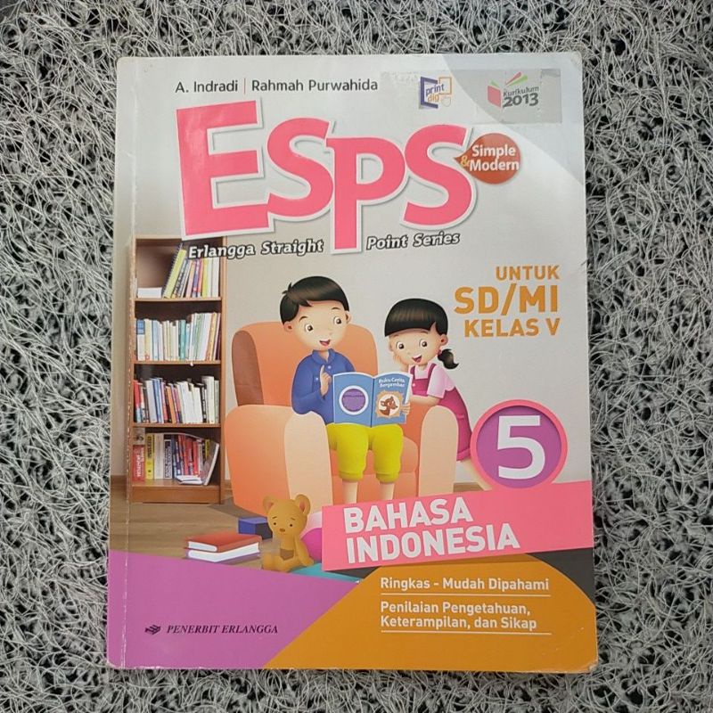 Jual ESPS Bahasa Indonesia SD Kelas 5 Second | Shopee Indonesia