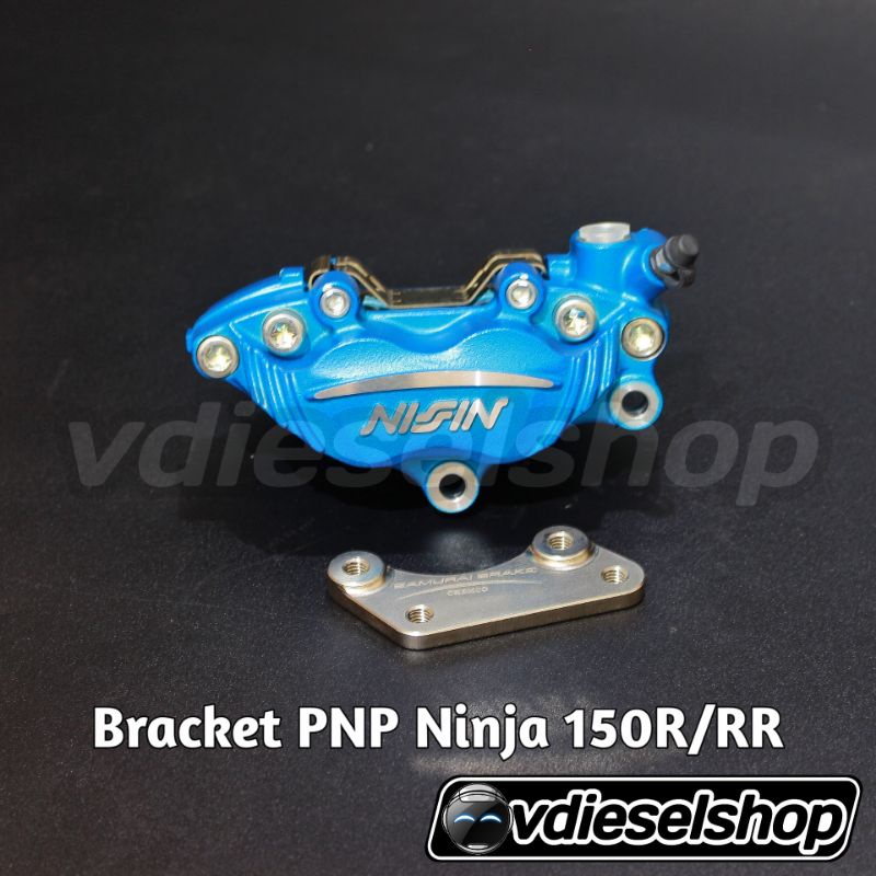 Jual Kaliper Rem Depan Nissin Samurai Brake 4 Piston Ninja 150 R RR ...