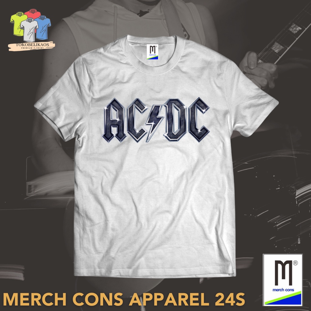 Jual PMD17 | KAOS BAND ACDC TAG MERCHCONS | SIZE LUAR | Shopee Indonesia