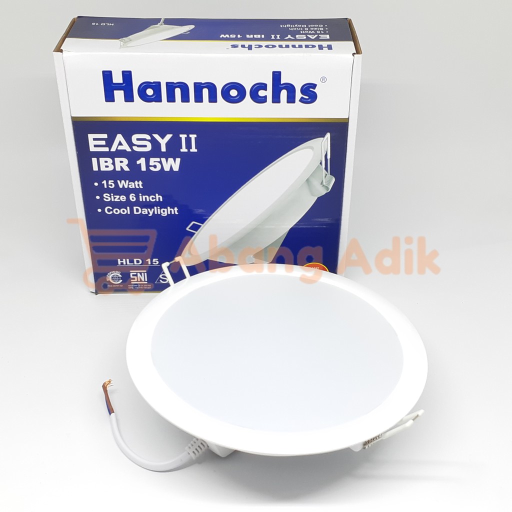 Jual Hannochs Easy Ii W Bulat Lampu Downlight Led Round Panel Watt Shopee Indonesia