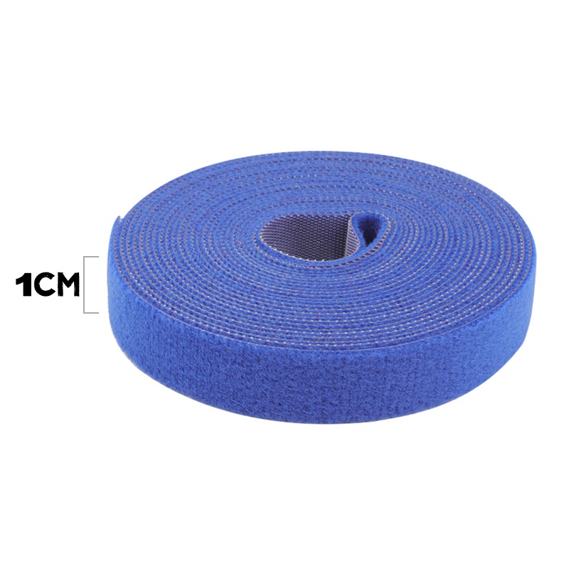 Jual 5 Meter Velcro Strap Velcro Pengikat Kabel Tanaman Fiber Serbaguna