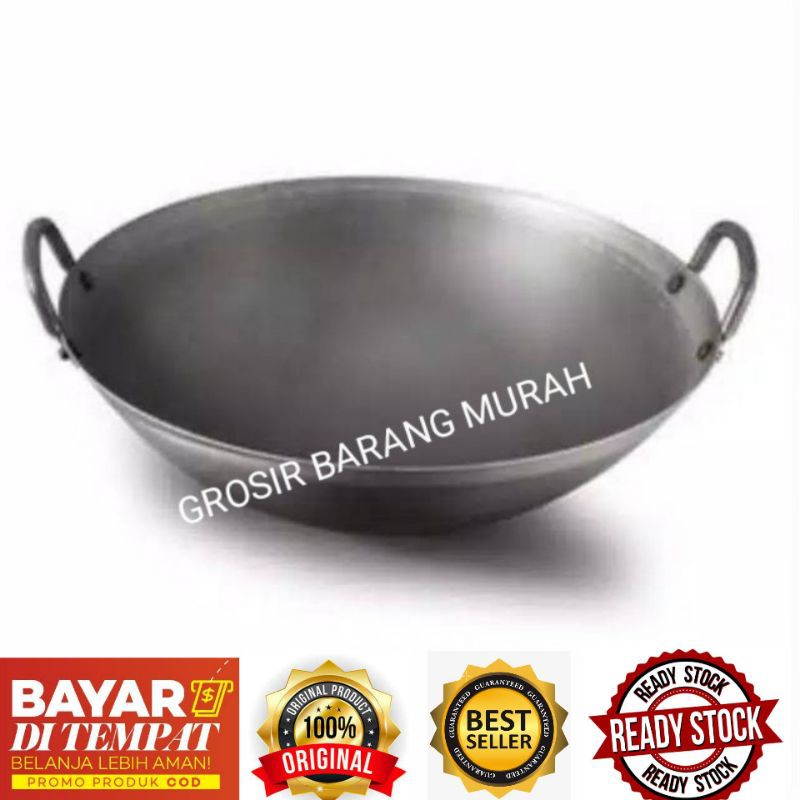 Jual Wajan Baja Kuali Baja Wajan Kuali Nasi Goreng Cm Shopee Indonesia