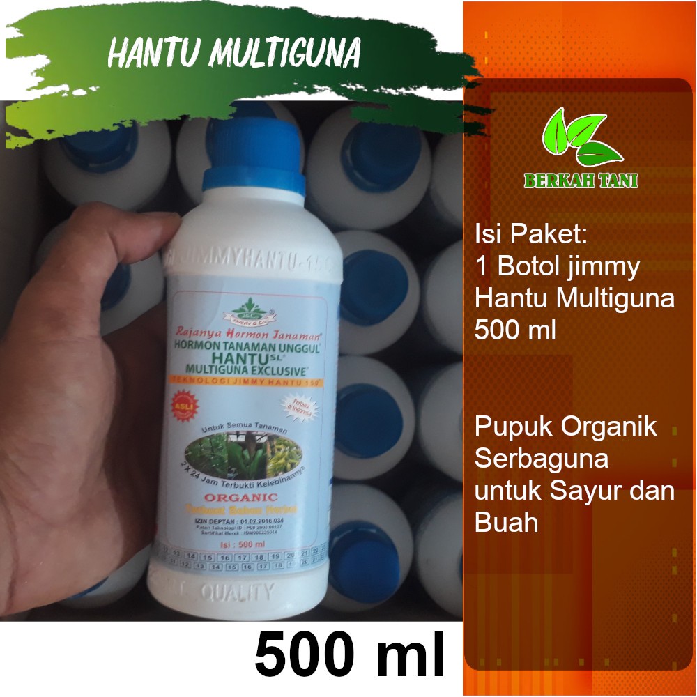 Jual Pupuk Jimmy Hantu Multiguna Plus Zpt 500 Pupuk Organik Cair Shopee Indonesia 