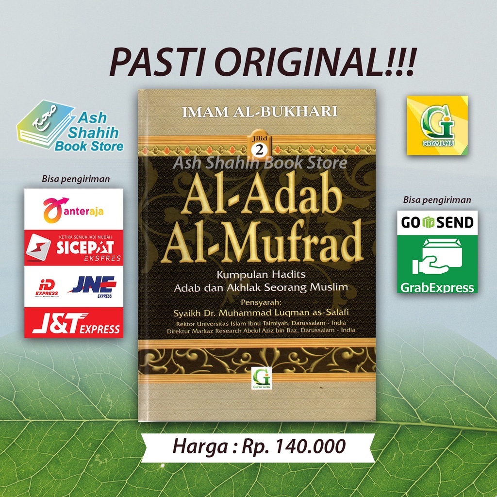 Jual Al Adab Al Mufrad Jilid 2 Original - Syarah Adabul Mufrad Jilid 2 ...