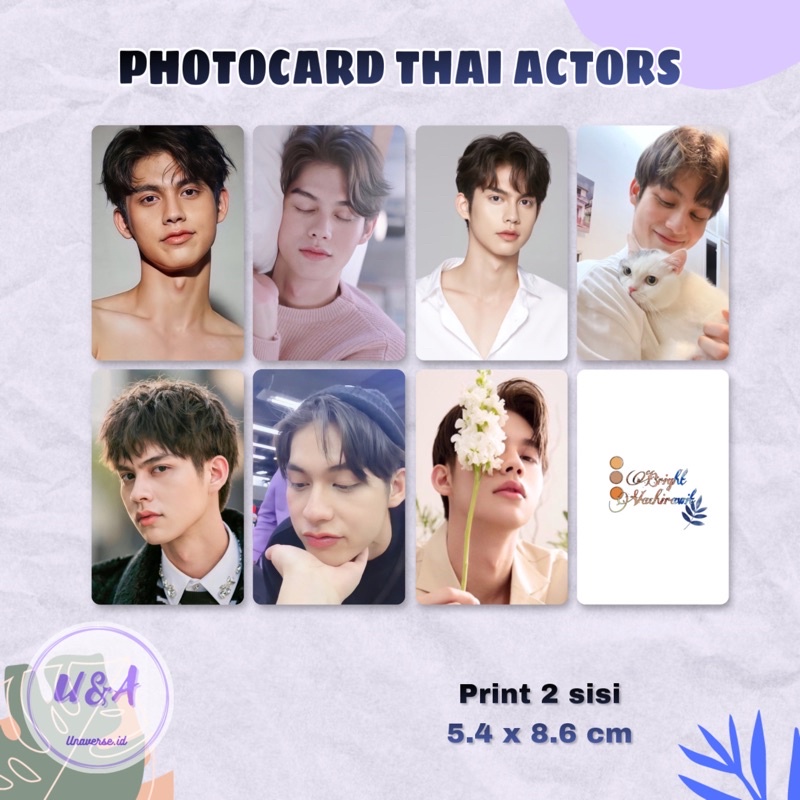 KinnPorsche World Tour Official Photo Cards Mile Apo Bible