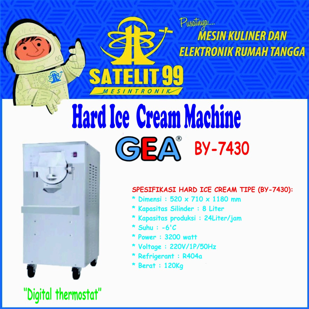 Jual Hard Ice Cream Machine GEA BY 7430 Shopee Indonesia