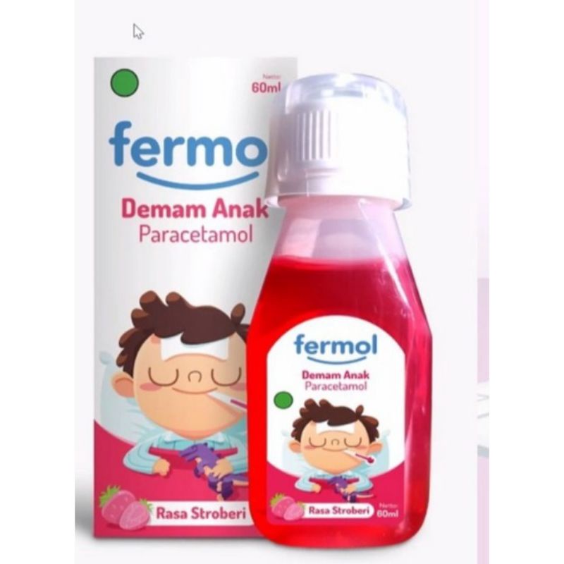 Jual FERMOL PARACETAMOL KIMIA FARMA SIRUP DEMAM ANAK 60ml | Shopee