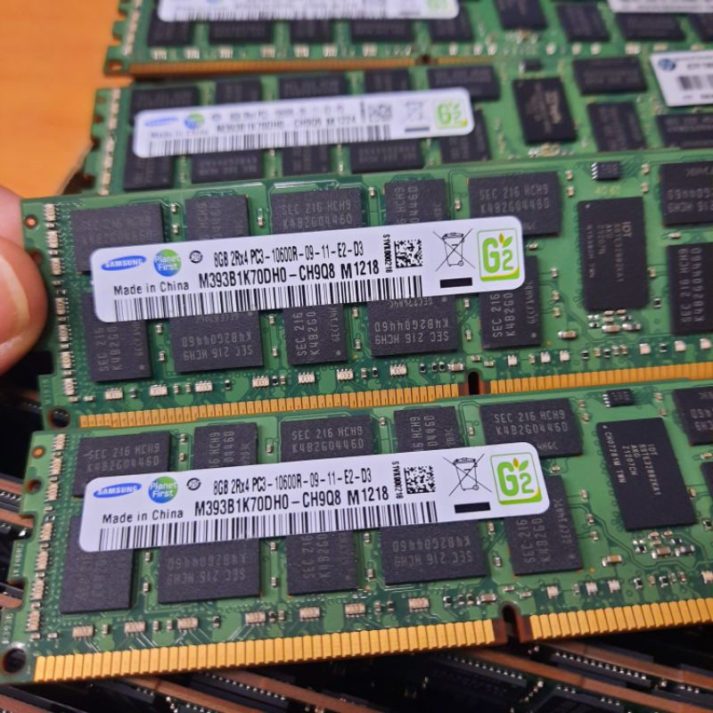 Jual memory ram server 8gb ddr3 2Rx4 pc3-10600R ecc rg samsung for xeon ...