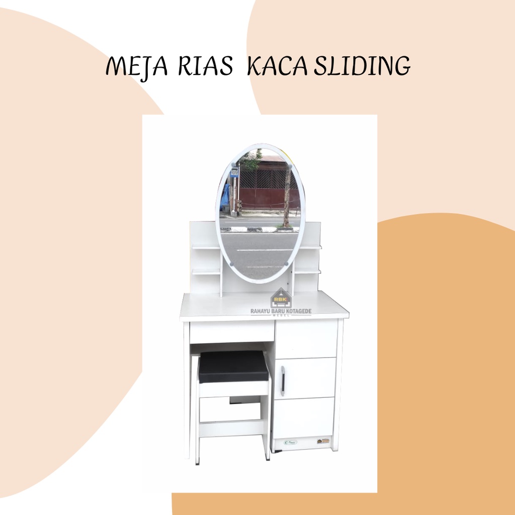 Jual Meja rias Rias Kaca Sliding Meja | Shopee Indonesia
