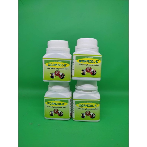 Jual Wormzol K 10 Kaplet Obat Cacing Untuk Kambing Domba Hewan Lainnya ...