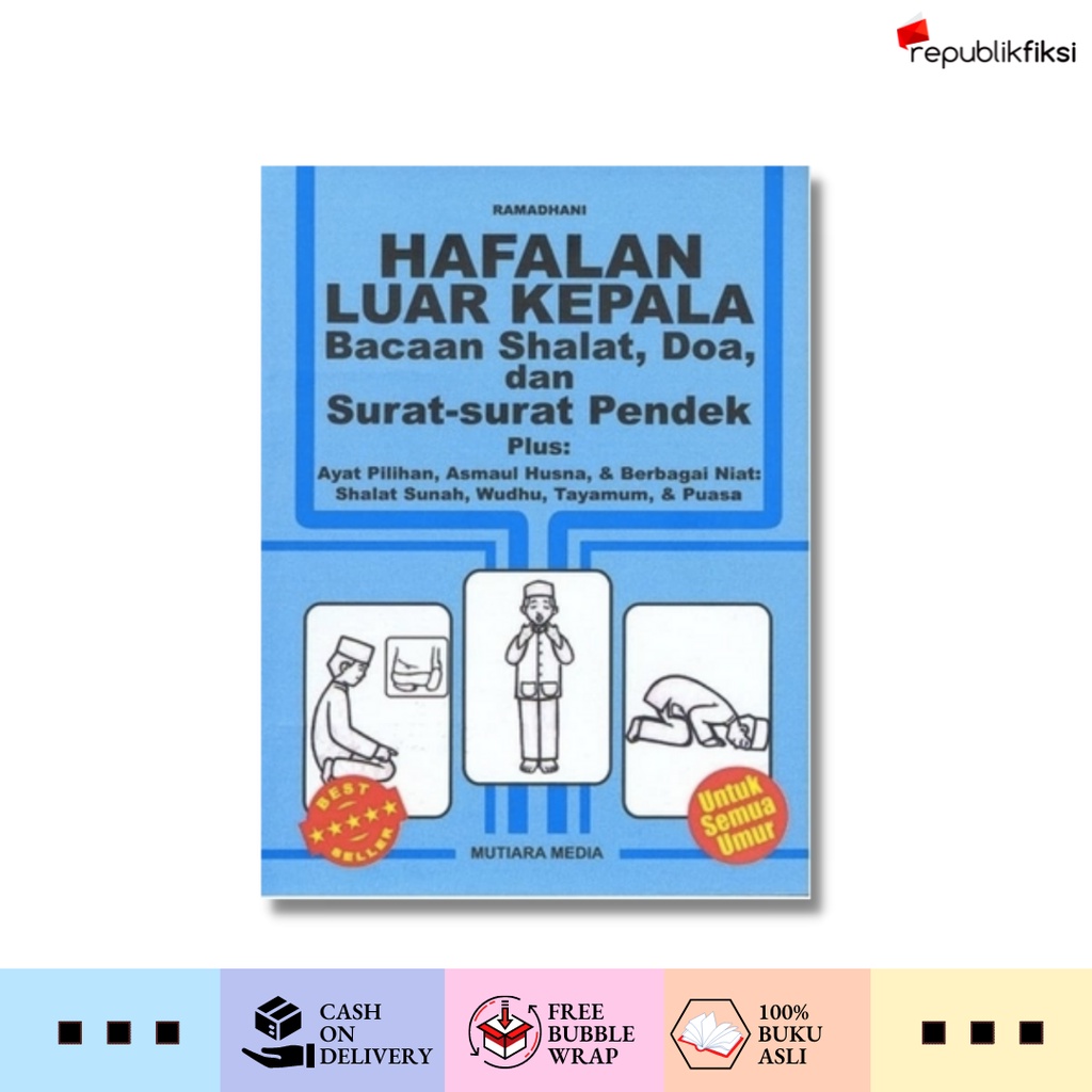 Jual Buku Hafalan Luar Kepala Bacaan Shalat, Doa, Dan Surat-surat ...