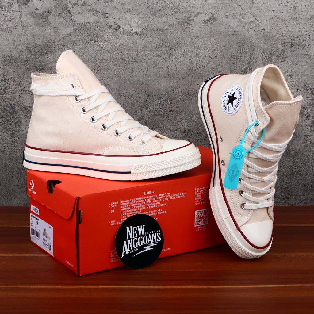 Jual Sepatu Converse Ct Chuck 70s 70s All Star High Egret Parchment Off