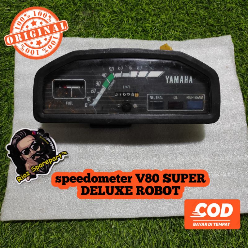 Jual speedometer yamaha v80 cdi super deluxe spidometer v80 super ...