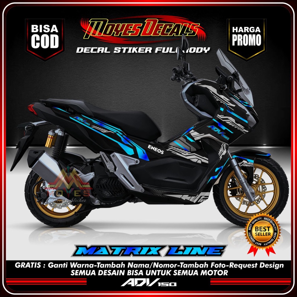 Adv 150 Adesivi Honda X Adv 2021 Jp Stiker Adv 150 Cutting Sticker