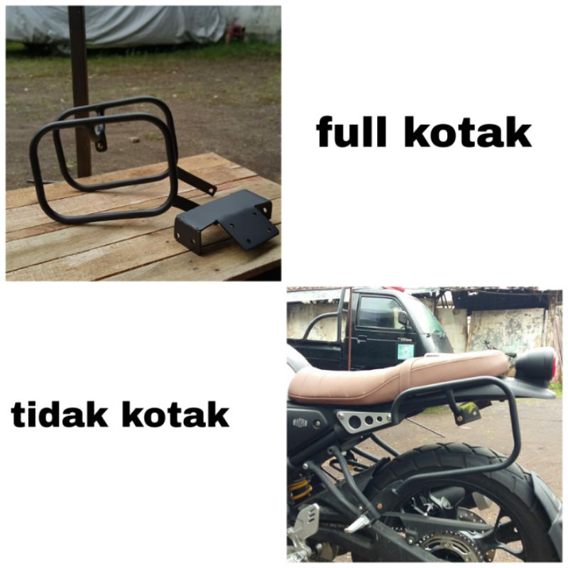 Jual MONORACK/ RAK BARANG/ BRACKET XSR155 XSR 155 + SIDE RACK/ RAK ...