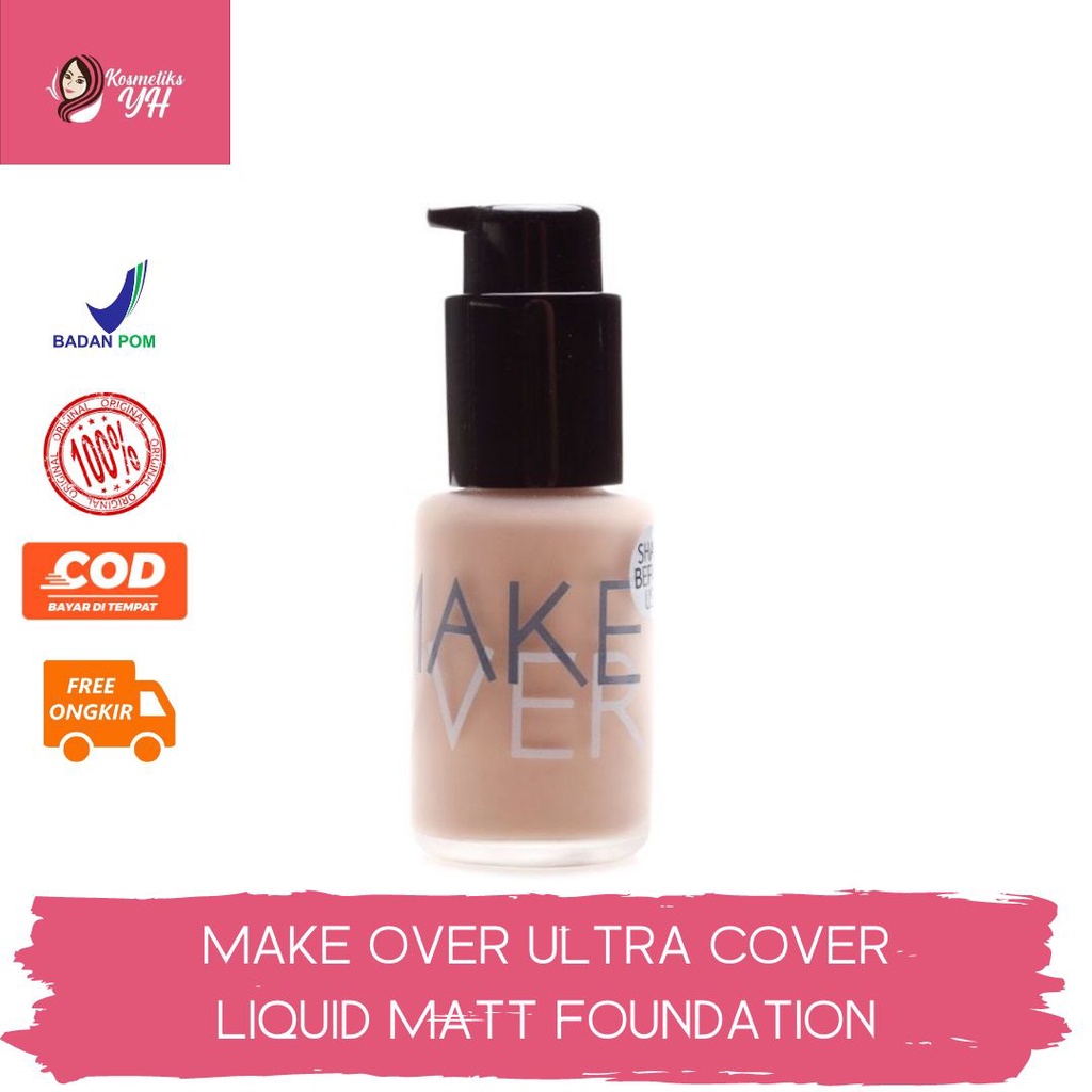 Jual FOUNDATION MAKE OVER COVER & SMOOTH FONDATION MAKE OVER UNTUK