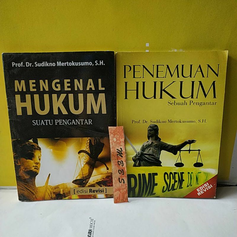 Jual Mengenal Hukum + Penemuan Hukum Edisi Revisi .Prof.Dr.Sudikno ...