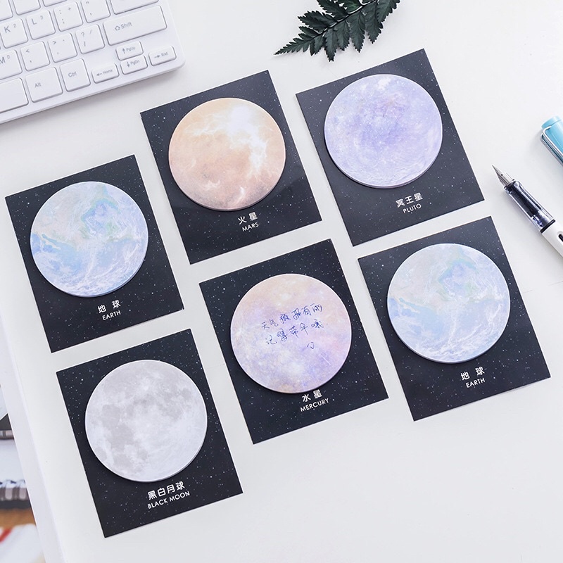 Jual STICKY NOTES MEMO GALAXY BULAT | Shopee Indonesia