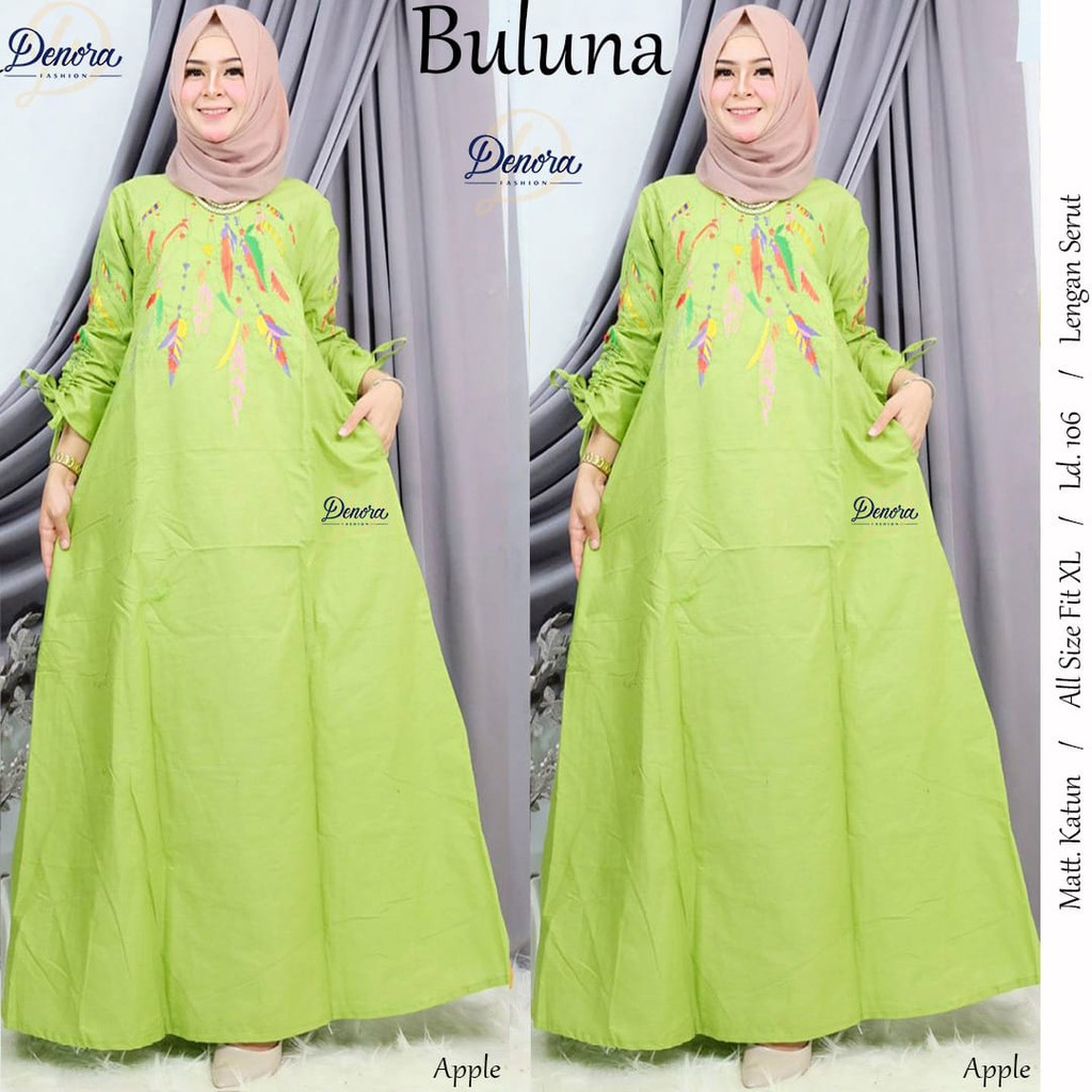 Jual BULUNA DRESS FAB KATUN | Shopee Indonesia